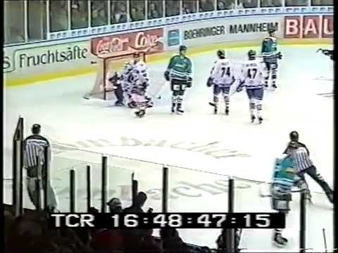 DEL 96-97 #30 Mannheim - Frankfurt 6-1 Teil 2