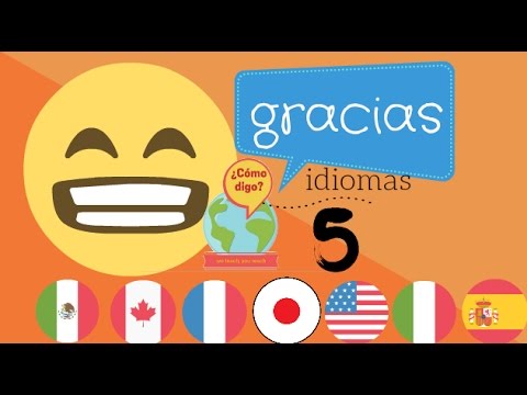 Cómo decir Gracias en Varios Idiomas