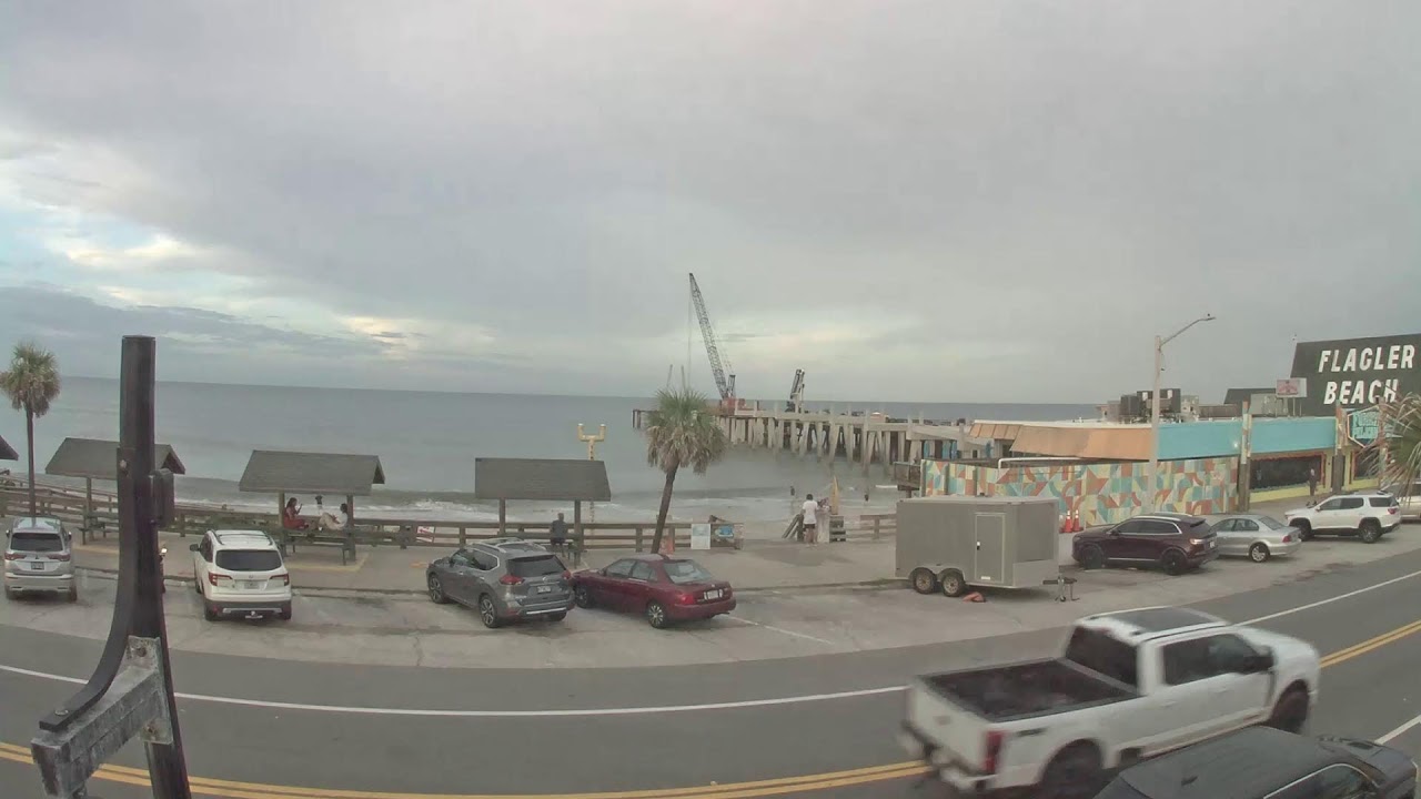 Live webcam view of Flagler Beach Fishing Pier