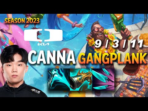 DK Canna GANGPLANK vs RUMBLE Top - KR Ranked