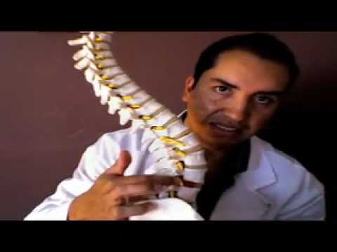 La técnica la operación en sheynyy el departamento de la columna vertebral