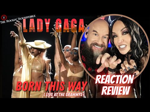 Metal couple REACTION and REVIEW of Lady Gaga - Born This Way (Live GRAMMYS)