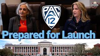 Pac-12 spring sit down -- OSU President Jayathi Murthy and Commissioner Teresa Gould