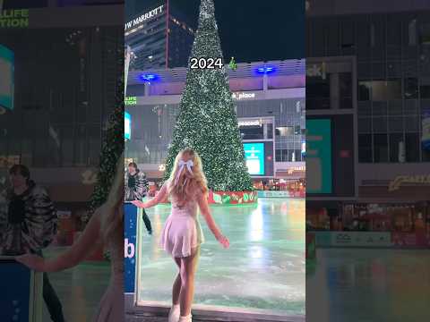 yearly skate progress recap ⛸️❄️🤍 #iceskating