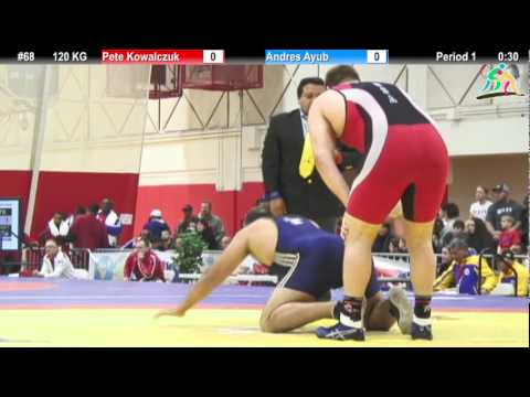 2012 Pan Am: 120 KG 3rd Place: Pete Kowalczuk (USA) vs. Andres Ayub (CHI)