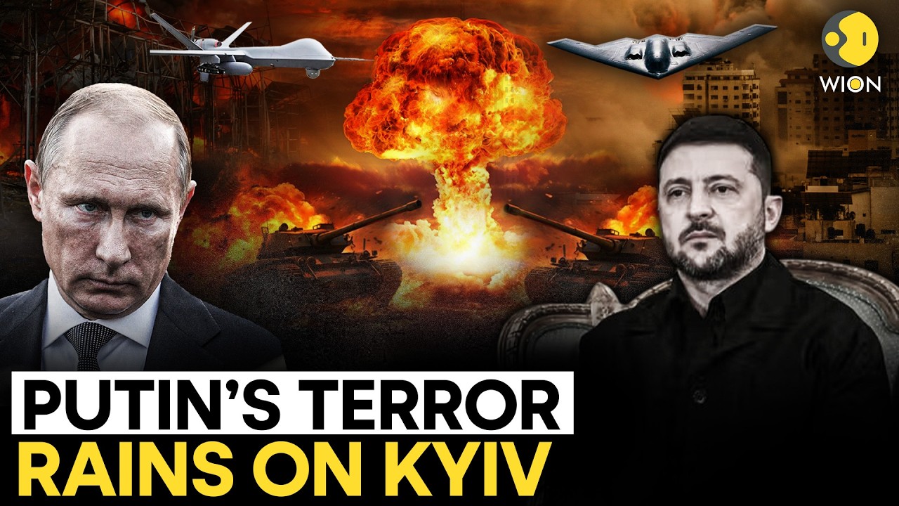 Russia-Ukraine War LIVE: Kyiv Struck by Massive Overnight Missile Attack | WION News