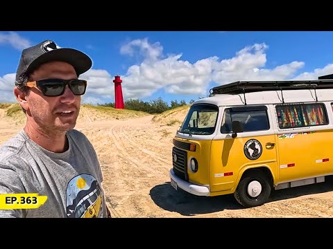 De Kombi pelo litoral mais isolado do Rio Grande do Sul | Ep.363
