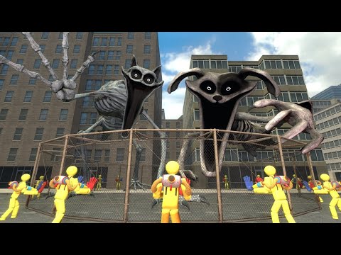 HUGE SCARY MONSTER NIGHTMARE DOGDAY, CATNAP were imprisoned, but something went wrong..(Garry's Mod)