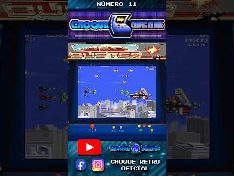 Choque Arcade #11: Air Buster - Namco - Kaneko - Shooter - Shoot'em up - #arcade - AKA Aero Blasters