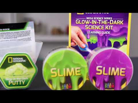 Mega Glow In The Dark Science Kit!  -National Geographic