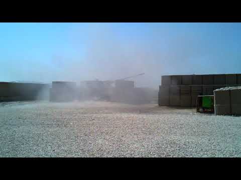 German PzH 2000 155mm self-propelled howitzer firing