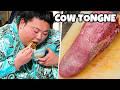 Sumo Wrestlers Cook a Whole Beef Tongue👅 Thick Cuts Gone in Seconds🥩