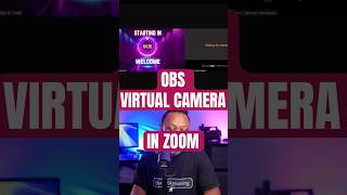 Use OBS virtual Camera in Zoom #obstutorials
