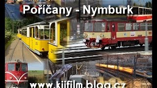 preview picture of video 'Train in czech rep: Poříčany - Nymburk: cab view'