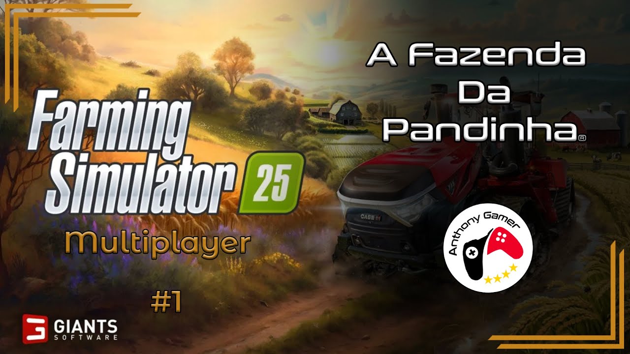 Farming Simulator 25 multiplayer #1 a fazenda da pandinha☺️