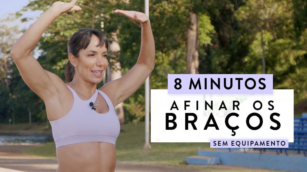 Treino para Secar e AFINAR os Braços em 8 minutos! - Carol Borba