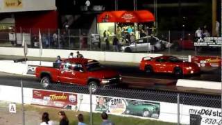 preview picture of video 'chevrolet duramax runs a 10 second quarter mile at rocky mountain raceway july 29. 2011'