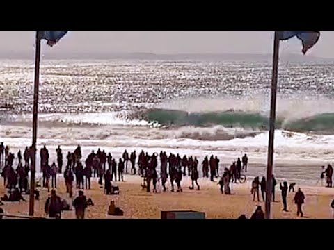 Kelly Slater's Supertubos barrel at 2022 Portugal Pro (Day 4)