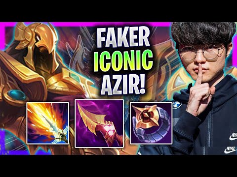 FAKER PLAYING WITH HIS ICONIC AZIR! - T1 Faker Plays Azir Mid vs Ryze! | Season 2024