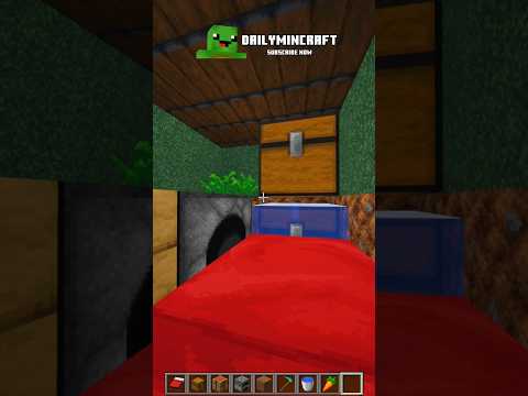 DAILY MINCRAFT - Insanely EASY Steps To Build Your First House in minecraft #shorts