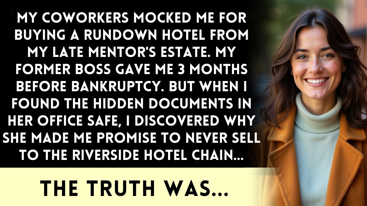 They Mocked Me for Buying a Failing Hotel, But the Hidden Safe Changed Everything.