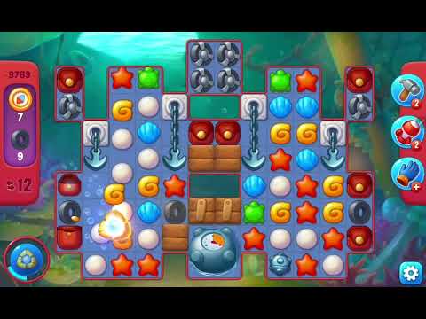 Fishdom Hard Level 9769 (with Double Lightning Boosters) @choraelmin