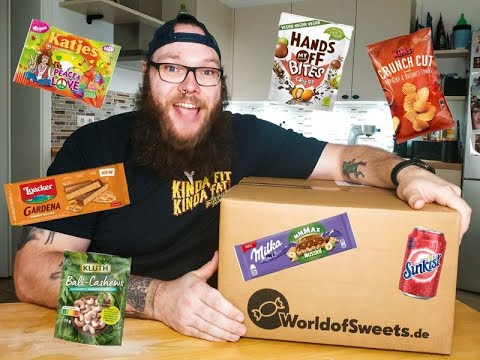 World Of Sweets NEUHEITEN BOX Mai 2022 - Unboxing & Taste-Test & Naschis, CHIPS und Schweinekrusten!