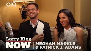 Calligraphy 101: Meghan Markle Gives Larry King A Lesson In Penmanship
