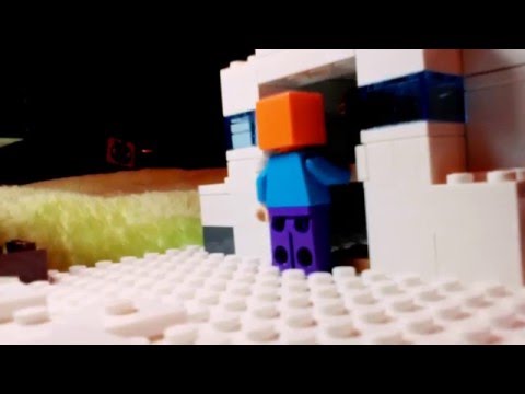Lego Minecraft приключения Стива #2 [Снеговик]