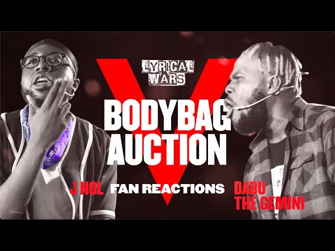 LYRCAL WARS PRESENTS: Body Bag Auction 5 Fan Reactions. J Nol (Ghana) vs Dabu the Gemini (Nigeria)