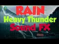 Rain With Heavy Thunder Sound FX Azan Fajar Mix Sounds Bank Of Sounds