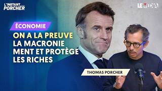 ON A LA PREUVE, LA MACRONIE MENT ET PROTÈGE LES PLUS RICHES