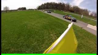 preview picture of video 'Waterford Hills Group #1 Race #1 Saturday Class Race Spec Miata/Neon/Focus Yellow Flagger POV'