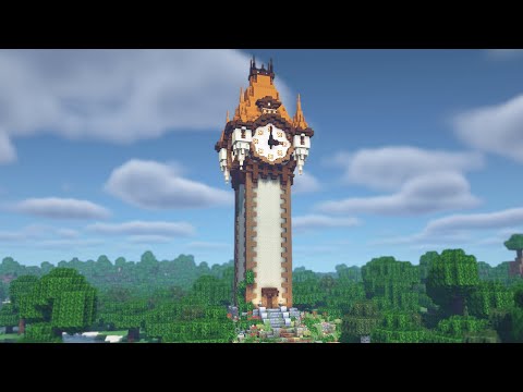 Insane Minecraft Clock Tower Build - Ultimate Fantasy Guide!