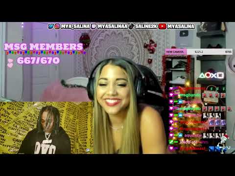 Mya Salina REACTS to "C Blu - Caution (Official Video)  (SHOT BY JUNKFOODTV)"
