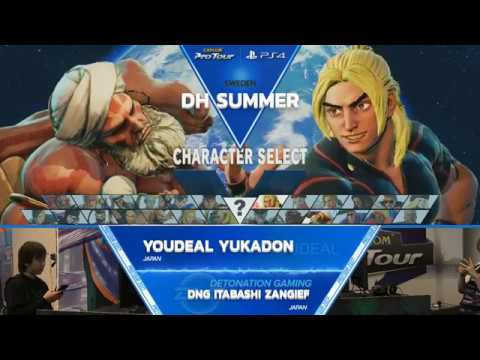 SFV: YouDeal Yukadon vs DNG Itabashi Zangief - Dreamhack Summer 2017 Loser Finals - CPT 2017