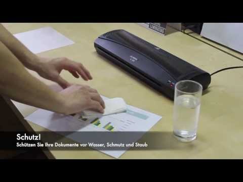 Richtig laminieren Olympia Laminiergerät A230 & viel Zubehör