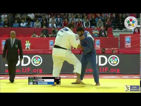 Judo 2014 Grand Slam Tyumen: Rafael Silva (BRA) - Or Sasson (ISR) [+100kg]