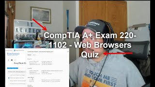 CompTIA A+ Exam 220 1102 Web Browsers Quiz