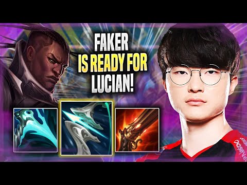 FAKER IS READY FOR LUCIAN! - T1 Faker Plays Lucian MID vs Leblanc! | Season 2022