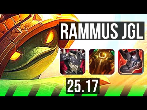 RAMMUS vs MASTER YI (JGL) | KR Diamond | 25.17