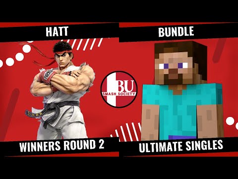 BU Smash Society S10 W1 - Hatt (Ryu) vs Bundle (Steve) [Winners Round 2]