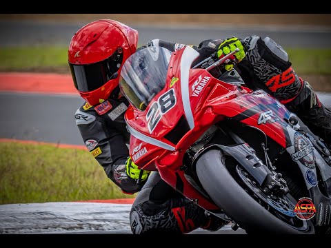Queensland Raceway ASBK 2024 Yamaha R1 onBoard