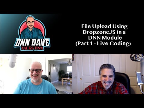 File Upload Using DropzoneJS in a DNN Module (Part 1 - Live Coding)