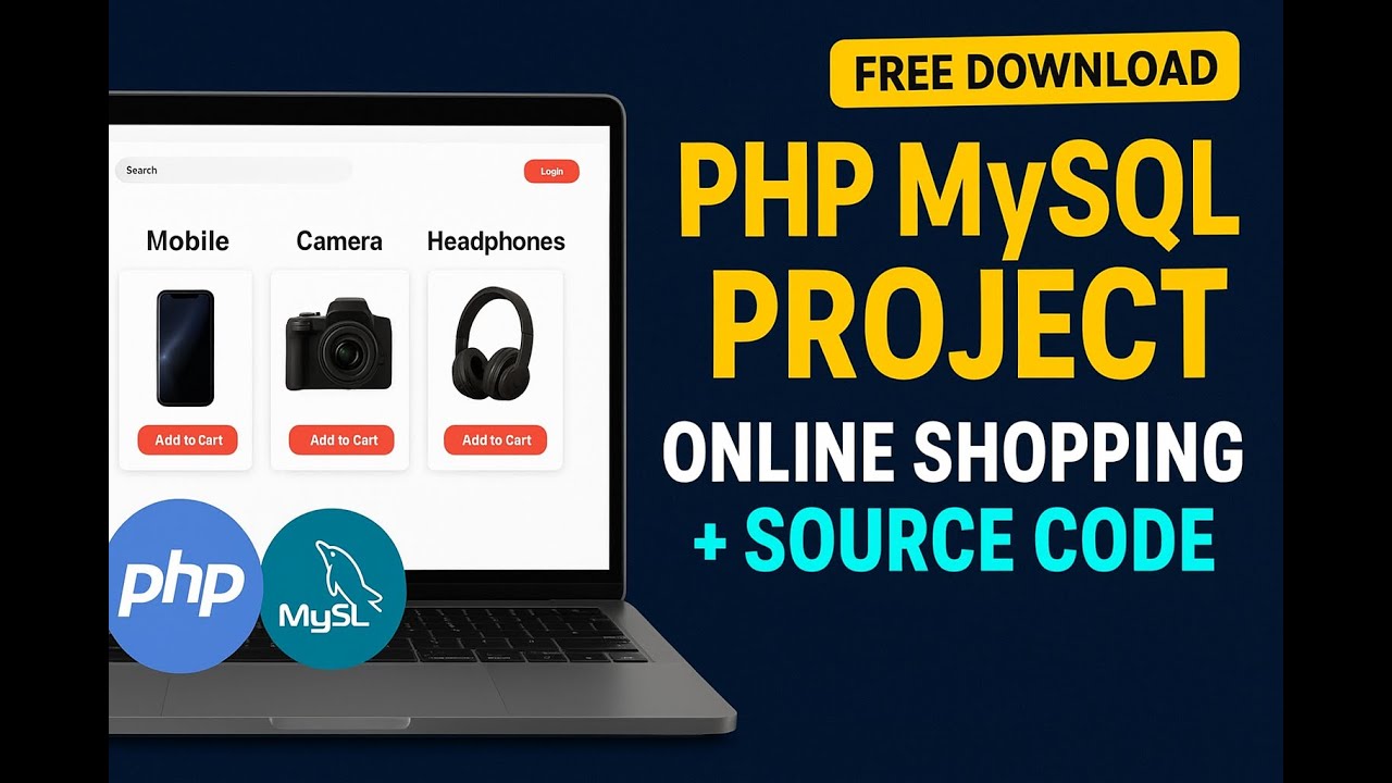 Online Shopping Project in PHP MySQL | Full Source Code