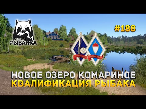 Новое Озеро Комариное. Квалификация рыбака - Русская Рыбалка 4 #188