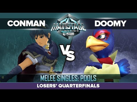 Conman vs Doomy - Losers' Quarterfinals: Melee Singles Pools - Mainstage | Marth vs Falco
