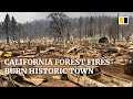 Historic California Gold Rush town of Greenville in ruins as forest fires spread in US state