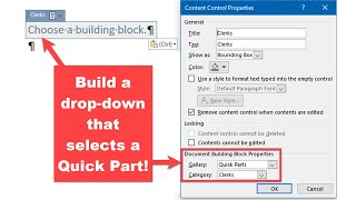 Quick Parts vs AutoText: When is one a better choice
