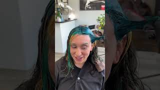 Dying my hair BLUE!